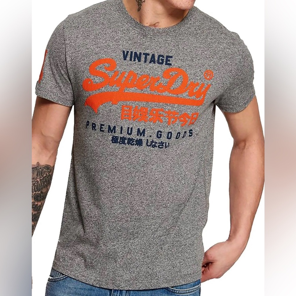 Gray and Orange Lightweight Boy's Tee Shirt NWT